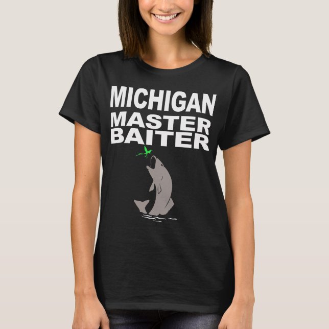 Camisa de pesca para Michigan divertido Master Bai (Anverso)