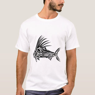 Camisa de Pez Gallo - Diseño Tril de Pez Gallo Coo