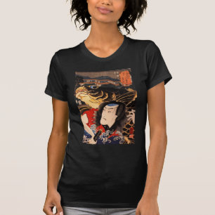 Camisa de pintura japonesa antigua de la C. 1800's