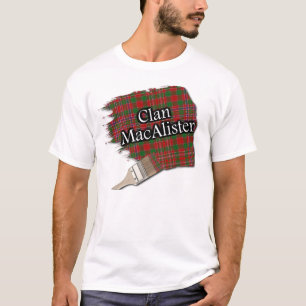 Camisa de Pintura Tartán Escocesa Clan MacAlister