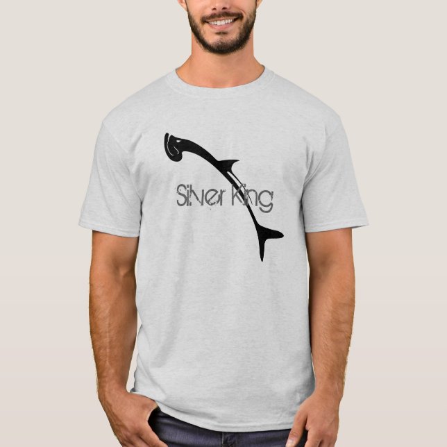Camisa de plata de rey Tarpon Fishing (Anverso)