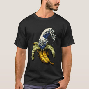 Camisa de plátano Gran ola frente a Kanagawa Pláta
