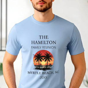 Camisa de playa de Reunión Familiar