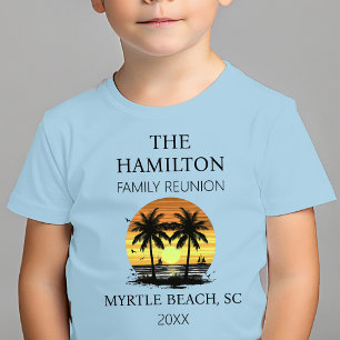 Camisa de playa de Reunión Familiar