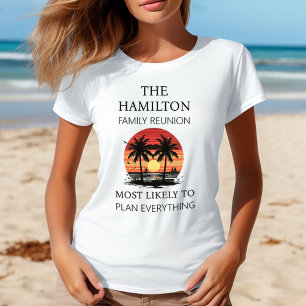 Camisa de playa de Reunión Familiar