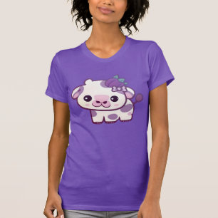 Camisa de Plumberry Cow Kawaii Vestimenta Kawaii