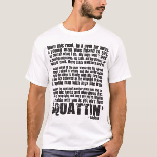 Camisa de poema squat - Camisas ligeras