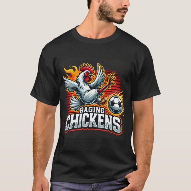 Camisa de pollo Enfurecida Negra (Anverso)