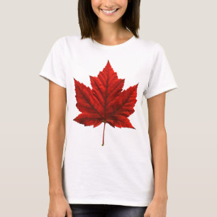 Camisa de polo Canadá para las mujeres de las cami