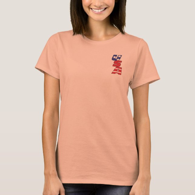 Camisa de polo rosado Nike æ-FIT para mujeres con  (Anverso)