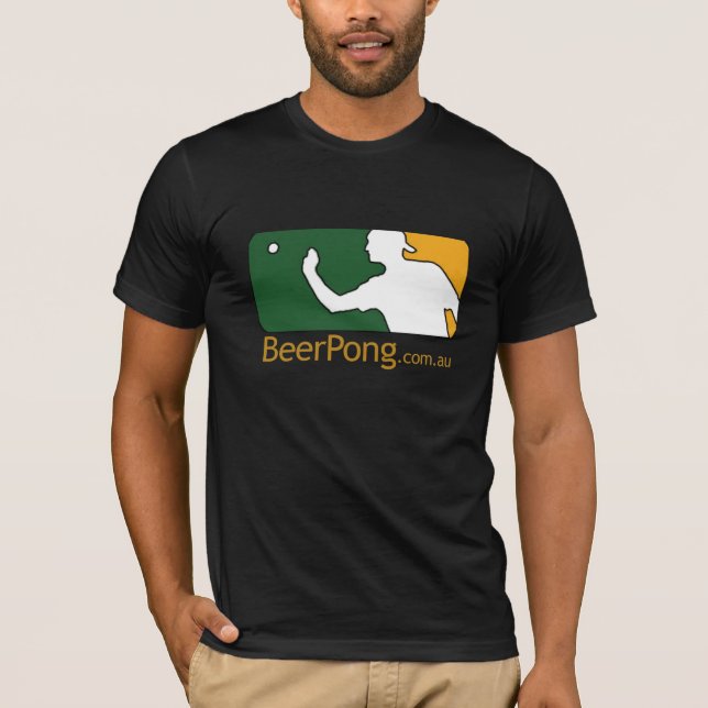 Camisa de Pong Australia de la cerveza (Anverso)