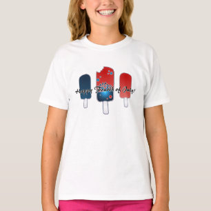 Camisa de Popsicles del 4 de julio