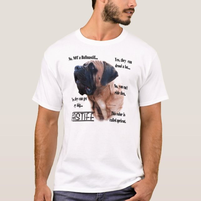Camisa de preguntas frecuentes de Apricot Mastiff (Anverso)