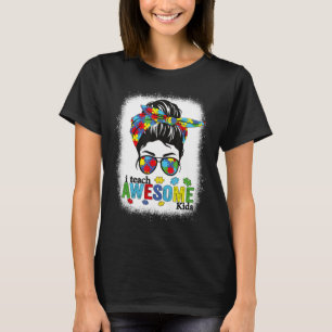 Camisa de profesor de autismo enseño autismo a niñ