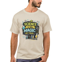 Camisa de profesor de ciencias Magia pero regalo d