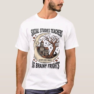 Camisa de profesor de estudios sociales Spooky Bra