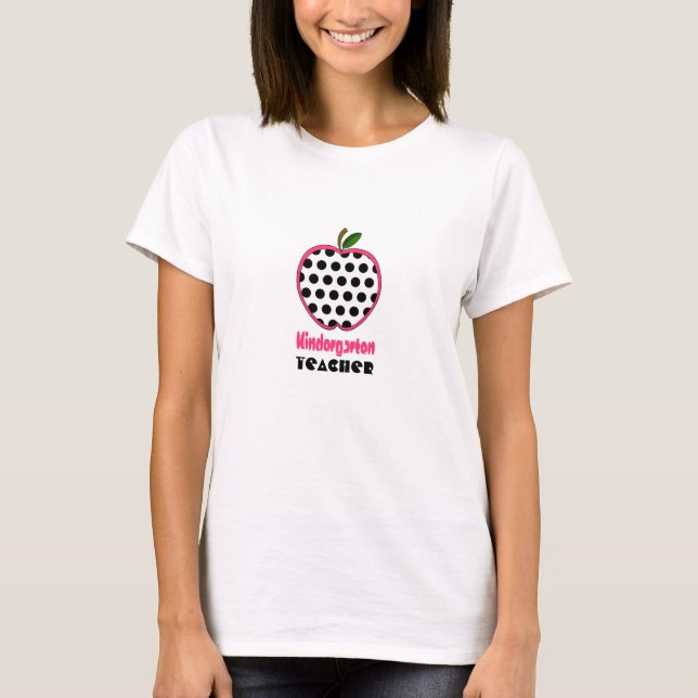 Camisa de profesor de jardín de infancia - Polka D (Anverso)