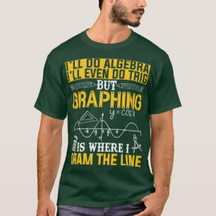 Camisa de profesor de matemáticas de trigonometría