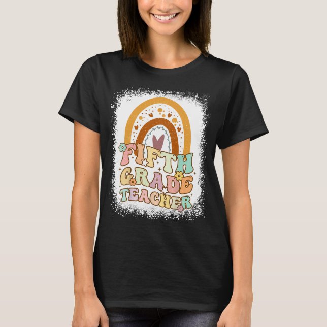 Camisa de profesor de quinto grado, camiseta de qu (Anverso)