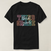 Camisa de profesor de tercer grado, camiseta de pr