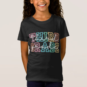 Camisa de profesor de tercer grado, camiseta de pr
