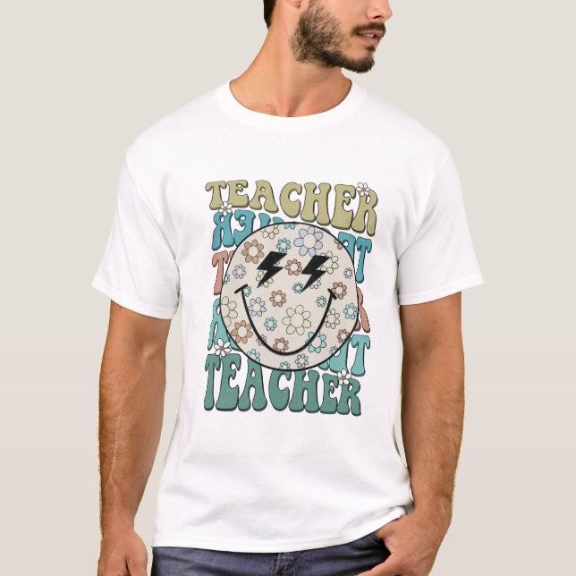 Camisa de profesor educador | T-Shirt, proveedor d (Anverso)