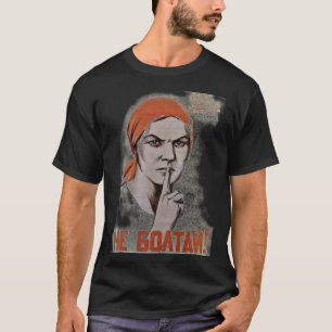 Camisa de propaganda soviética -