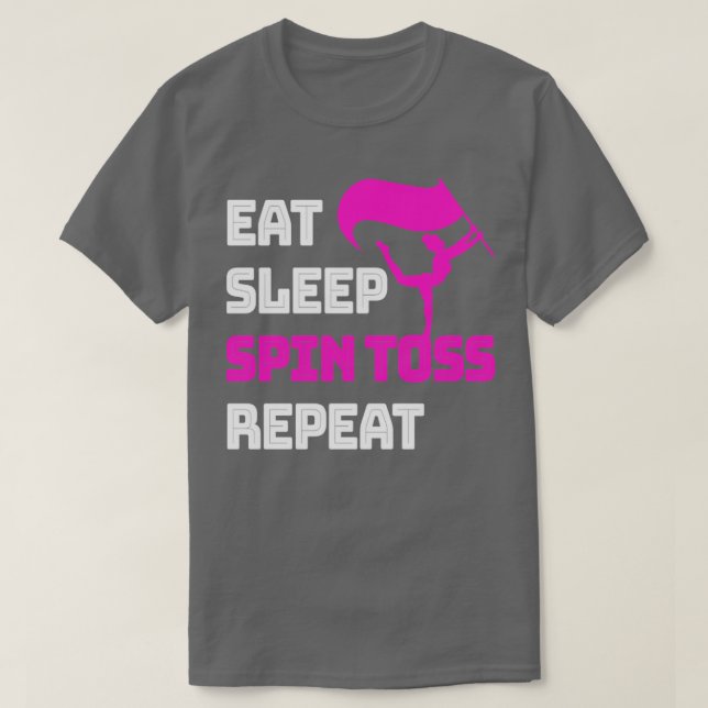 Camisa de protección de color Comer Sleep Spin Tos (Diseño del anverso)