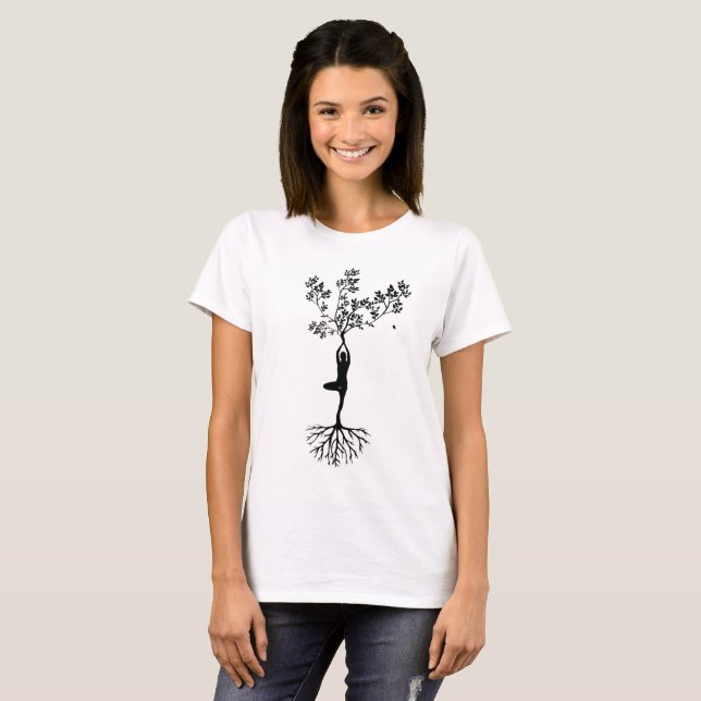 Camisa de raíces de árbol de mujeres (Anverso completo)