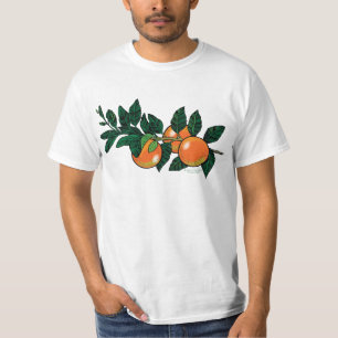 camisa de rama naranja