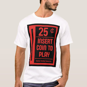 Camisa de ranura de moneda para arcada retro