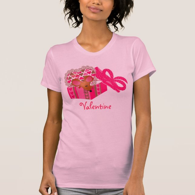 Camisa de ratón de amor rosado (Anverso)