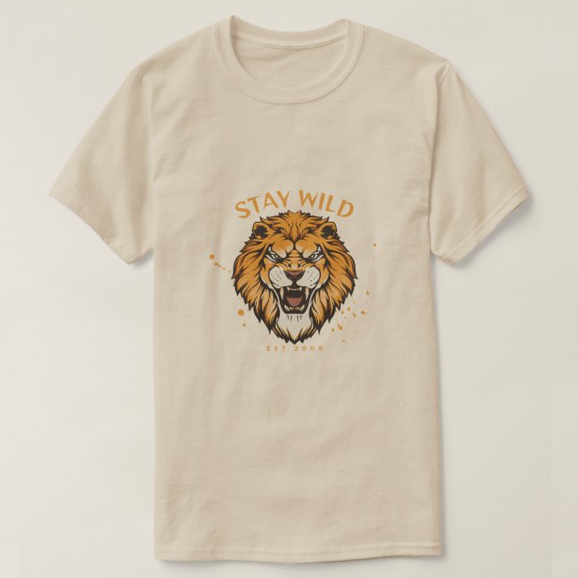 camisa de rayon con estampado en la calle de crema (Diseño del anverso)