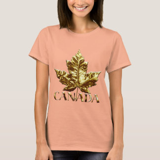Camisa de recuerdo Canadá para mujeres más medalla