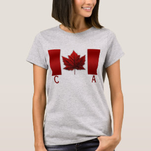 Camisa de recuerdo de Canadá con bandera de Canadá