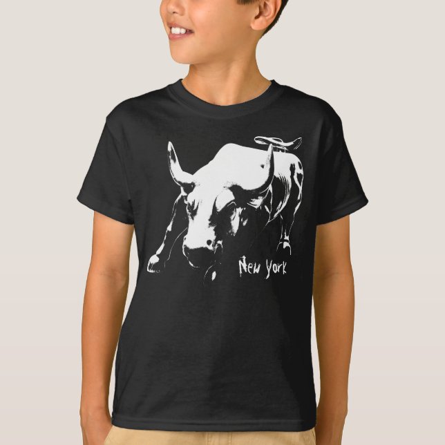 Camisa de recuerdo de toros NYC para niños de Nuev (Anverso)