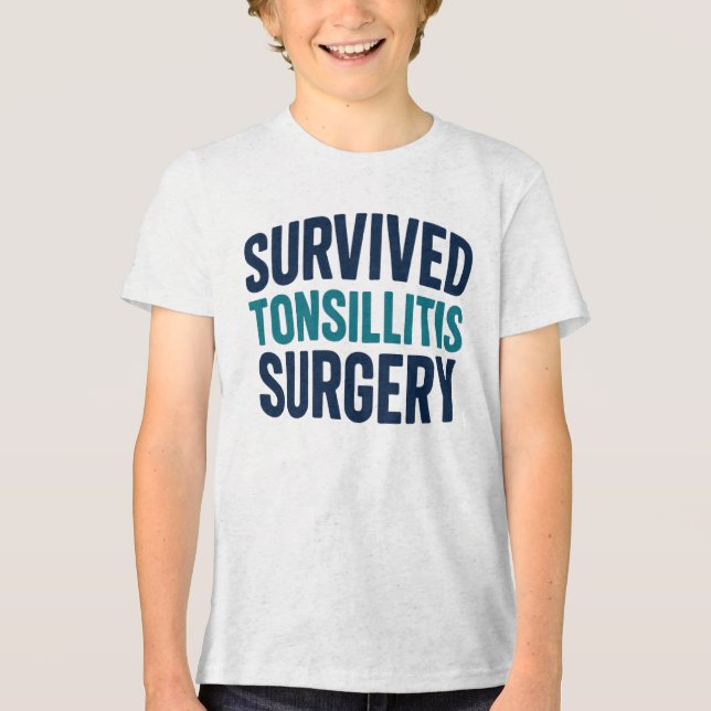 Camisa de recuperación "Cirugía de Tonsillitis sob (Anverso)