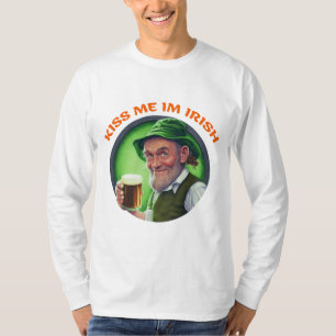 Camisa de regalo de San Patricio Bésame im irish