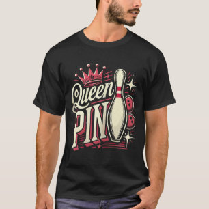 Camisa de Reina Pin Bolera Liga de Bolos Para Boli