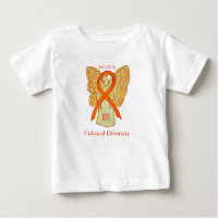 Camisa de Ribbon Naranja de Sensibilización sobre