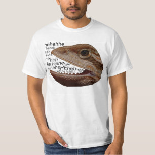 camisa de risa del lagarto
