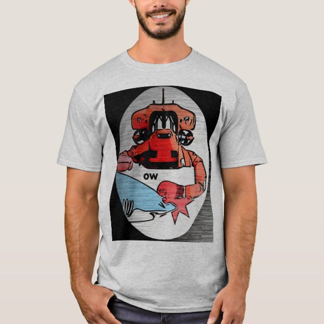 Camisa de Robot de punch de tiburón (Anverso)