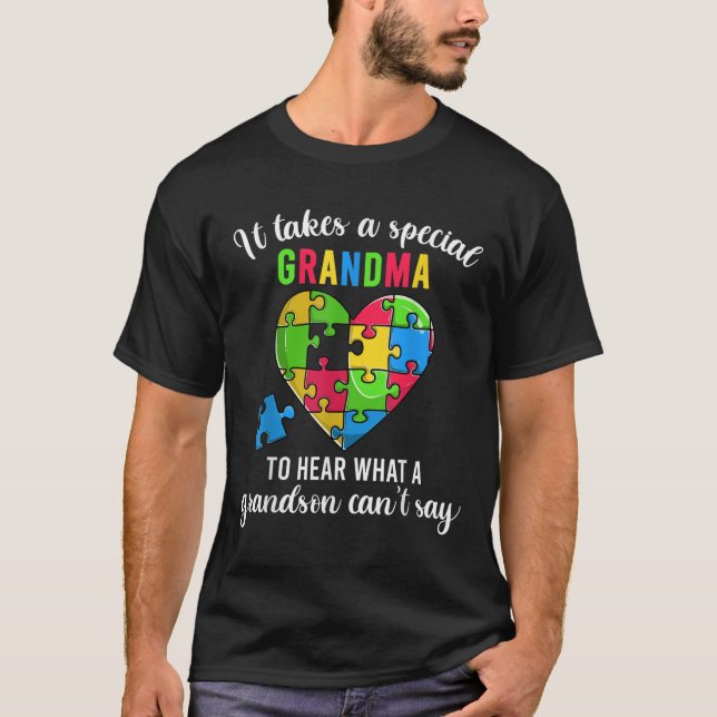 Camisa de rompecabezas del corazón, conciencia del (Anverso)
