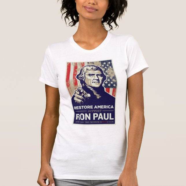 Camisa de Ron Paul Thomas Jefferson (Anverso)