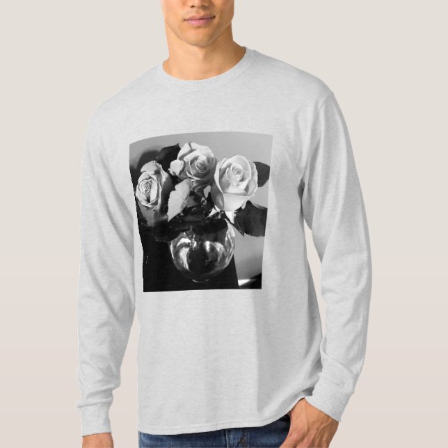 camisa de rosa negra y blanca (Anverso)