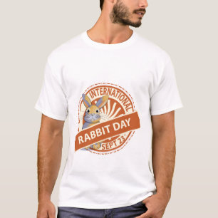 Camisa de Rótulo en el Día Internacional del Conej
