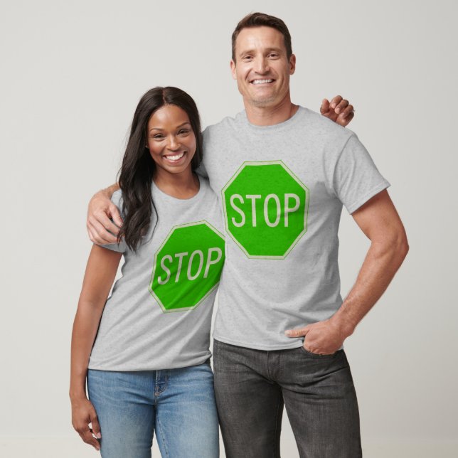 Camisa de Rótulo Green Stop (Unisexo)
