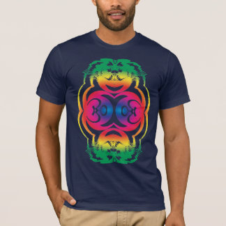 Camisa de Rótulo Rainbow Mirror Om