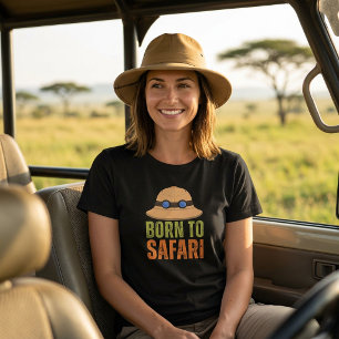 Camisa de safari de aventura de viaje de vida silv