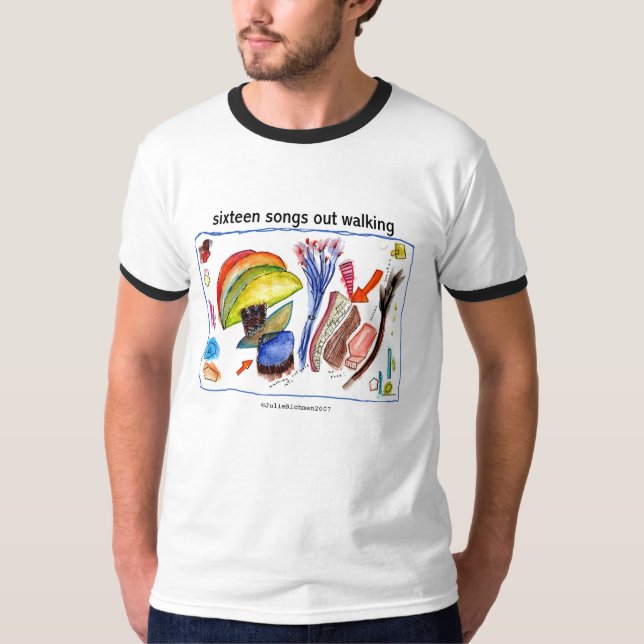 Camisa de salida de dieciséis canciones (Anverso)